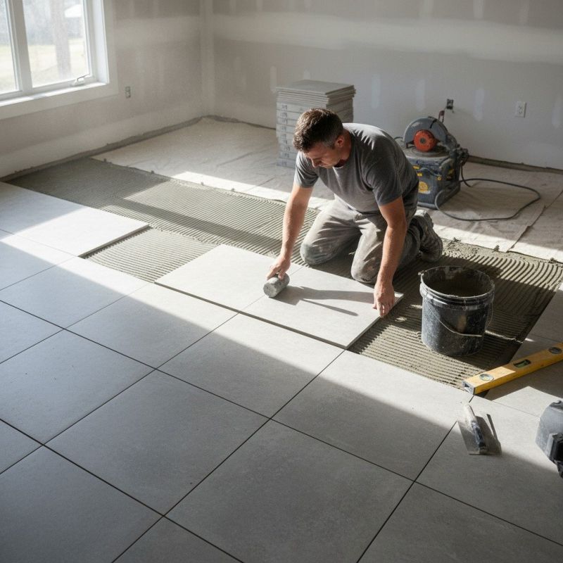 Cement Floor Installation