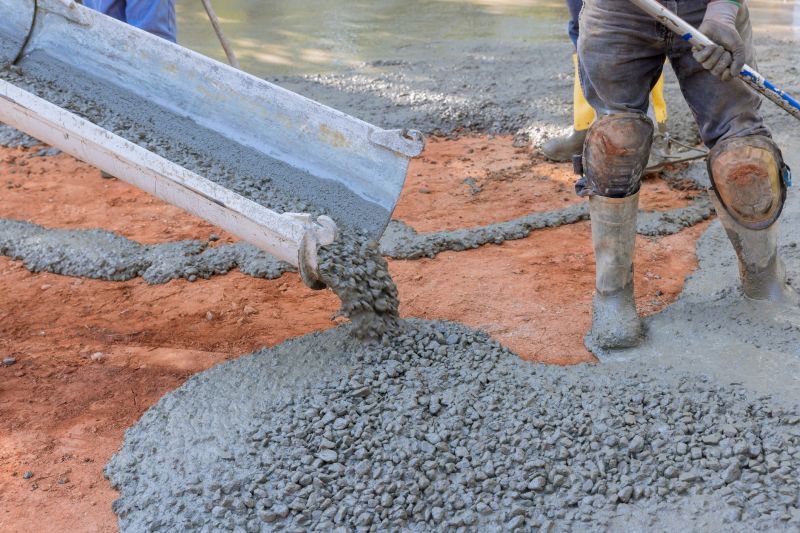 Outdoor Concrete Pouring